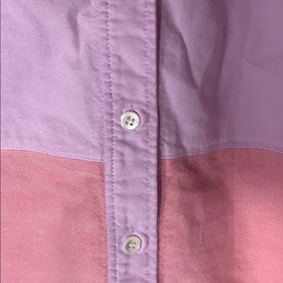 Light Pink/ Coral Boy Fit J. Crew Button Down - Picture 2 of 4